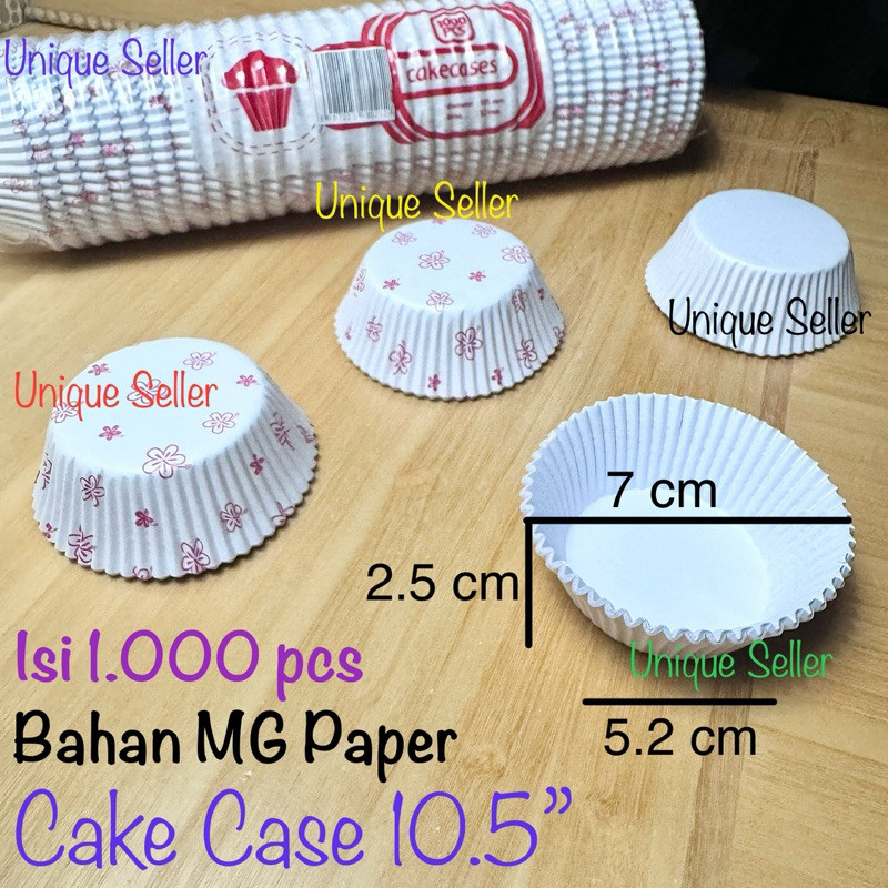 [Isi1000] Cake Case 10.5 10,5 PUTIH MOTIF LILAC Alas 5.2 / Kertas Alas Kue Lumpur 10.5” 10,5” / Alas