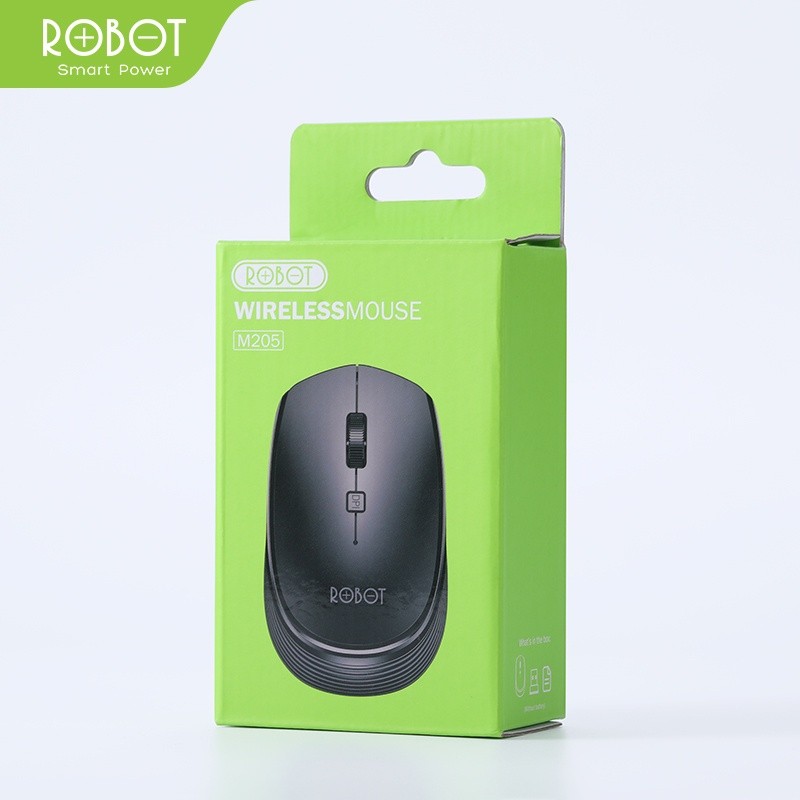 Wireless Mouse ROBOT M205 2.4G / Mouse Bluetooth Robot M205 Original
