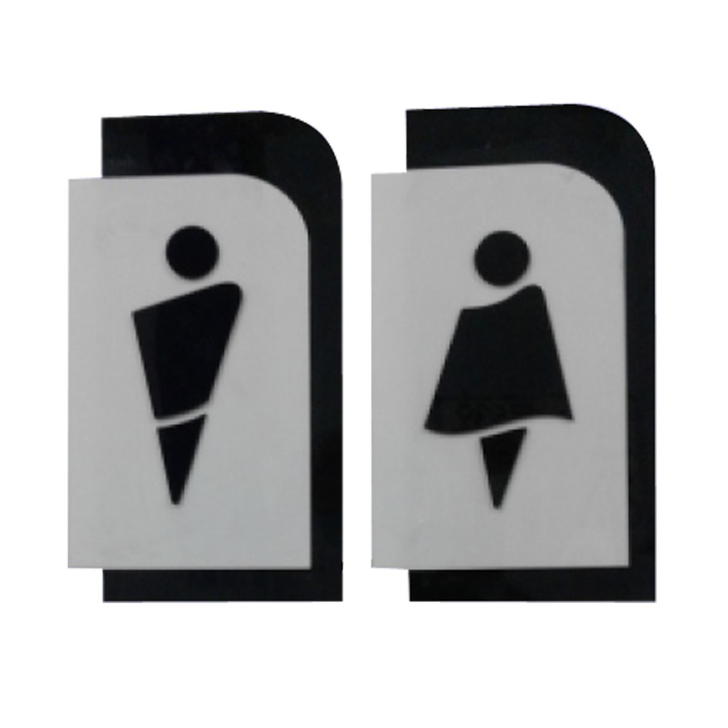 

GM ACRYLIC SIGN TOILET AS 702