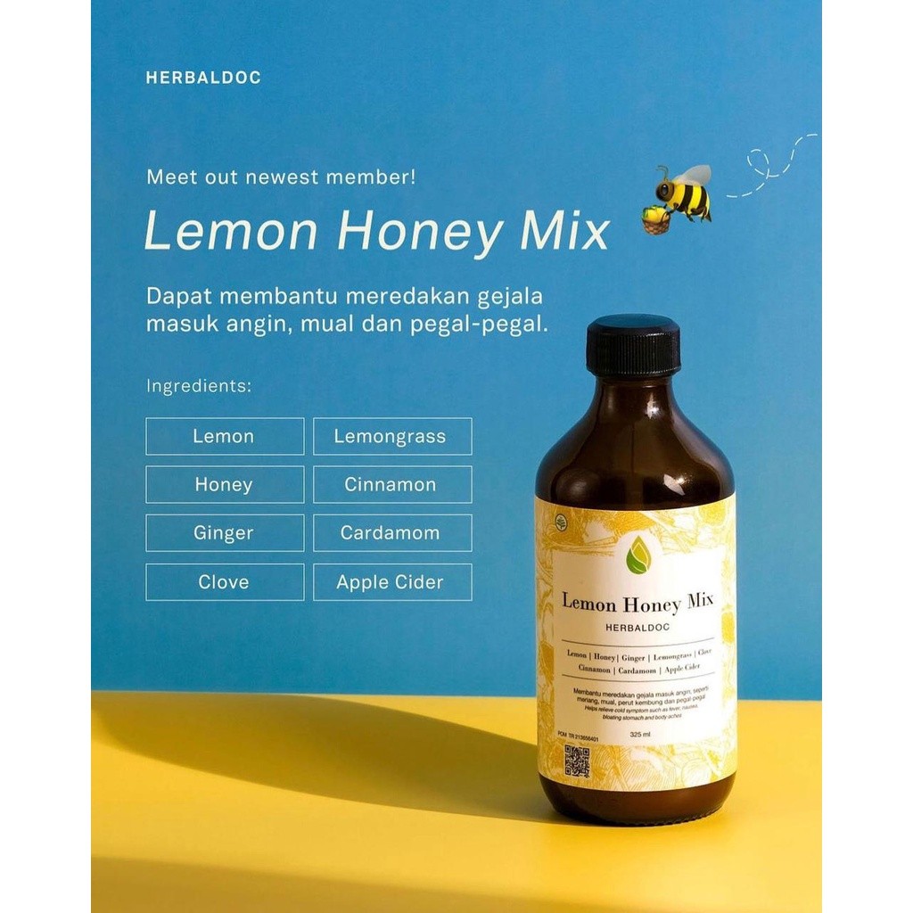 

Madu Olesan - Lemon Honey Mix by HERBALDOC