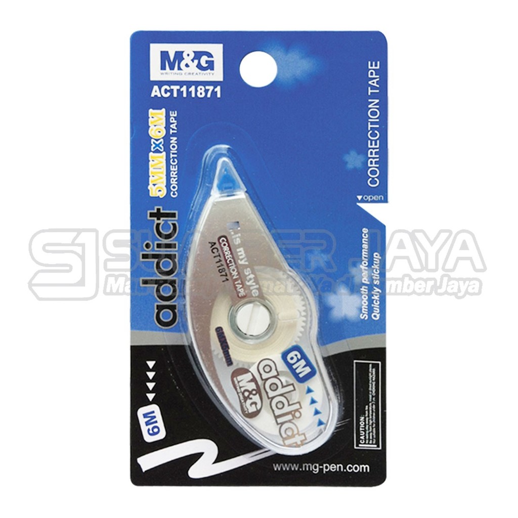 

Correction Tape Roll M&G ACT11871 Tipe Ex Roll 6mm