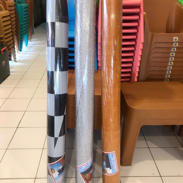 Karpet lantai plastik vinyl Daimaru 1roll isi 24 meter