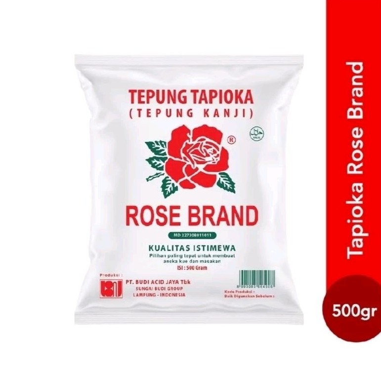 

1 PCS - TEPUNG TAPIOKA ROSE BRAND 500 GRAM - TEPUNG KANJI 500 GRAM