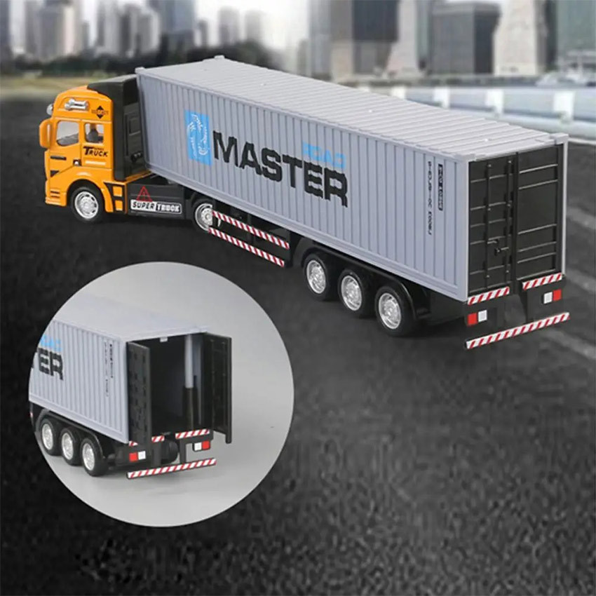 Circle Point - Mainan Diecast TRUCK CONTAINER / Truk Kontainer / Truk Tangki / TRAILER Dimensi besar