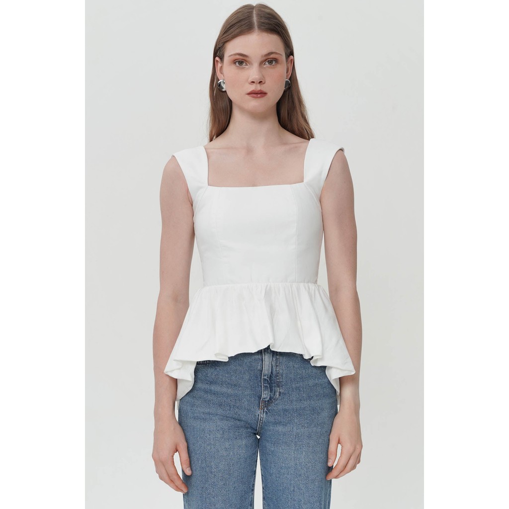 LOVE AND FLAIR - Jubie Top In Broken White