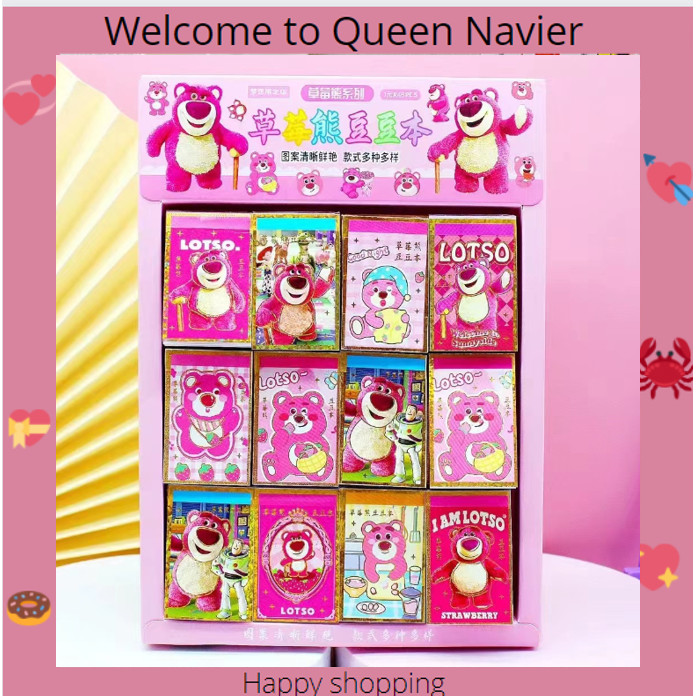 

QN - Stiker buku mini karakter labubu lucu Book sticker sanrio