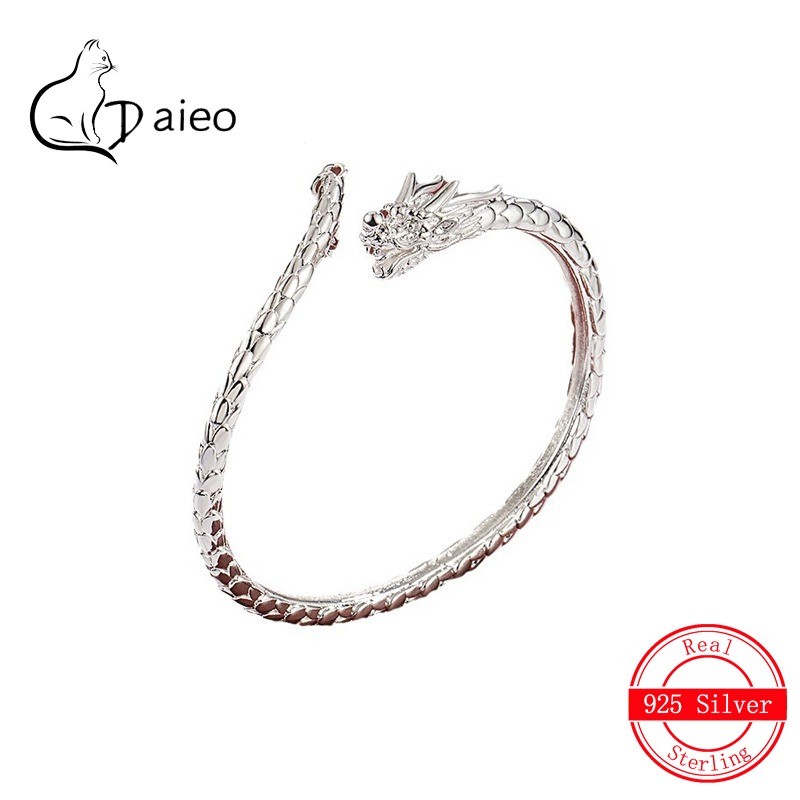 Guochao Shenlong Swing Tail Bracelet Advanced Sense Design Sense Penyesuaian Pembukaan