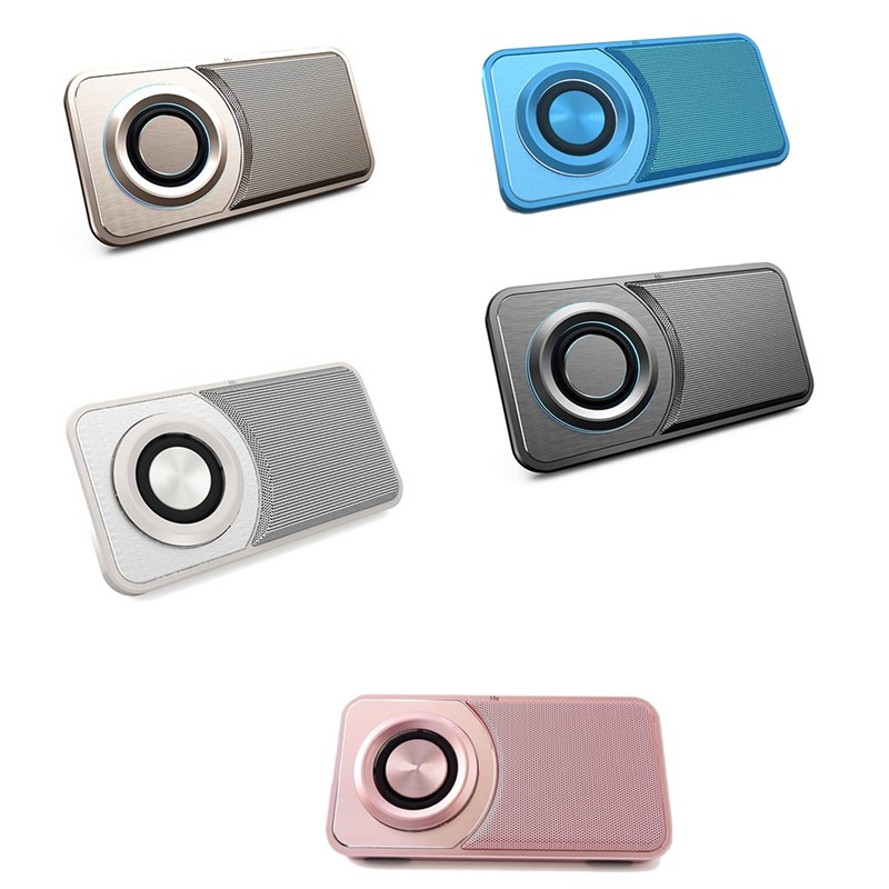 Ultra-Thin Bluetooth4.0 Small Speaker Subwoofer Volume Control Speakers Wireless Mini Cannon With Hi