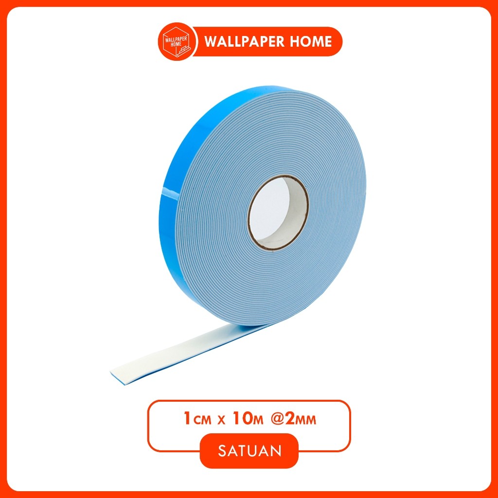 Wallpaper Home - DOUBLE TAPE UNTUK PVC WALL-PANEL | FOAM DOUBLE TAPE TEBAL 1MM PANJANG 10M