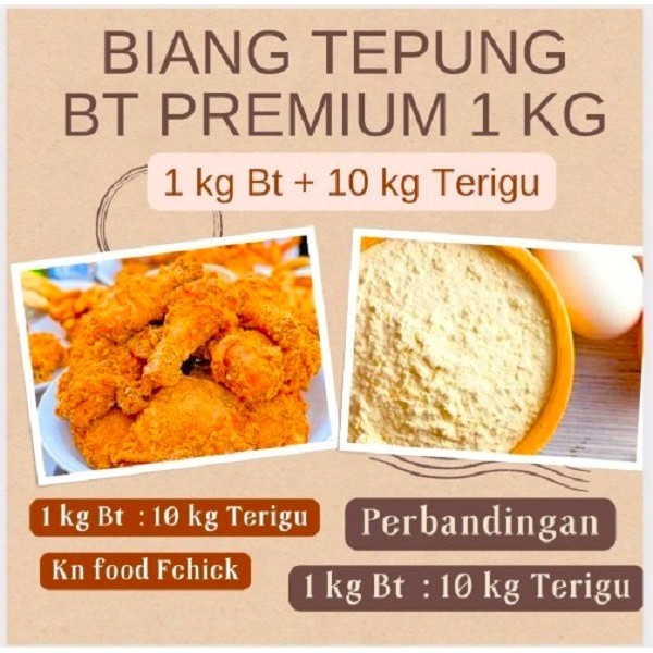 

✨NEW✨ -BIANG TEPUNG PREMIUM 1 KG - BIANG TEPUNG FRIED CHICKEN