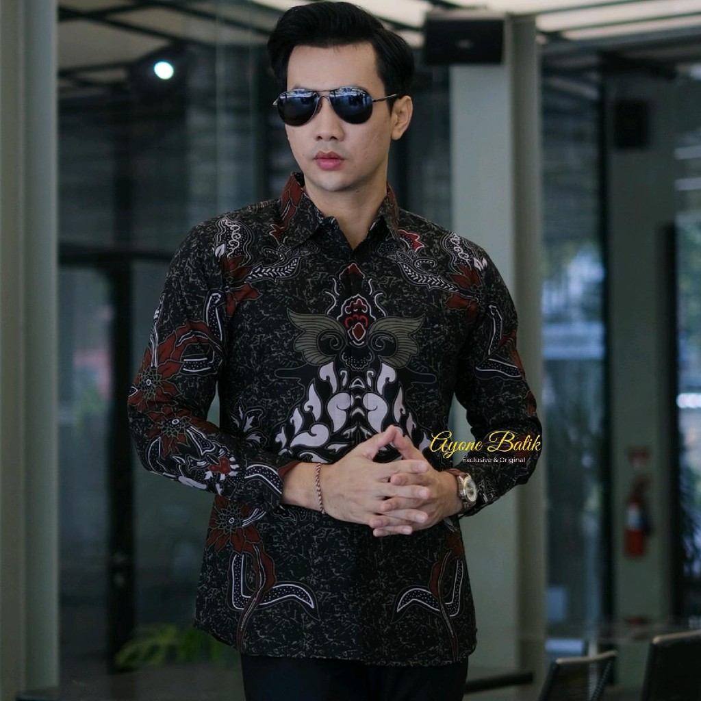 BEST SELLER KEMEJA BATIK LENGAN PENDEK PRIA TERBARU ARGANI HEM BATIK LENGAN PENDEK ANAK MUDA BAHAN