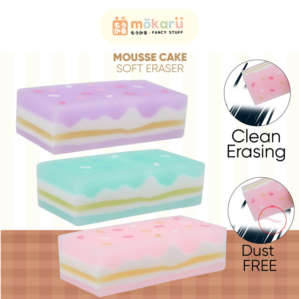 

Joyko Penghapus Eraser ERT-133 Mousse Cake / Penghapus Bentuk Lucu