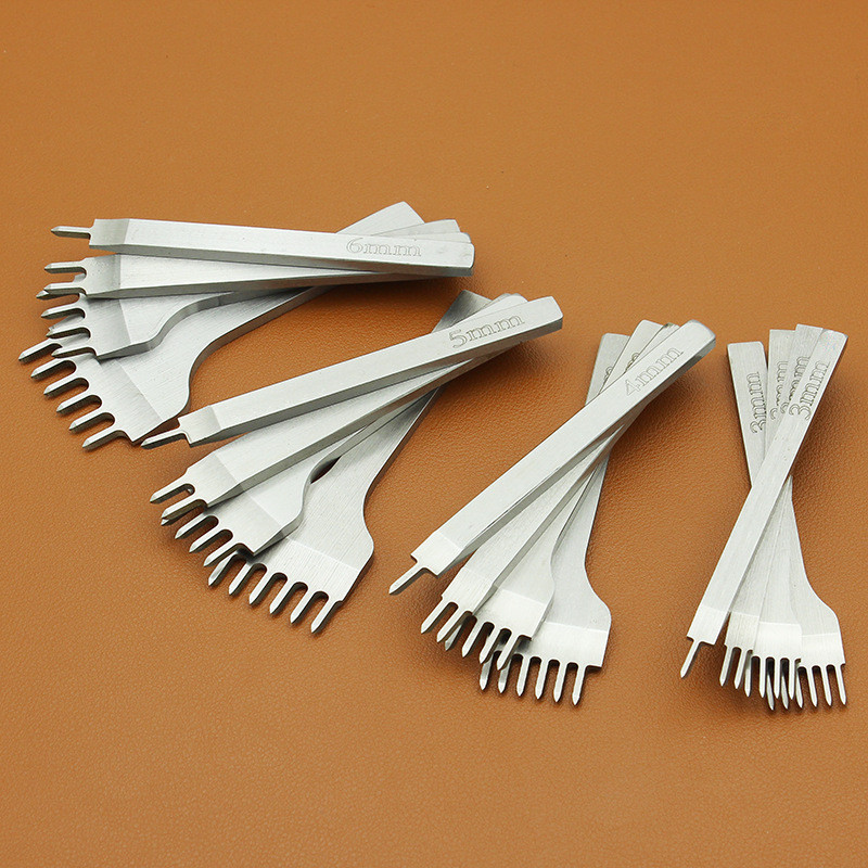 

4Pcs/ set Leather Craft Tool Set Stainless Steel Hole Chisel Graving Stitching Punch Tools Kit 4 size for choose