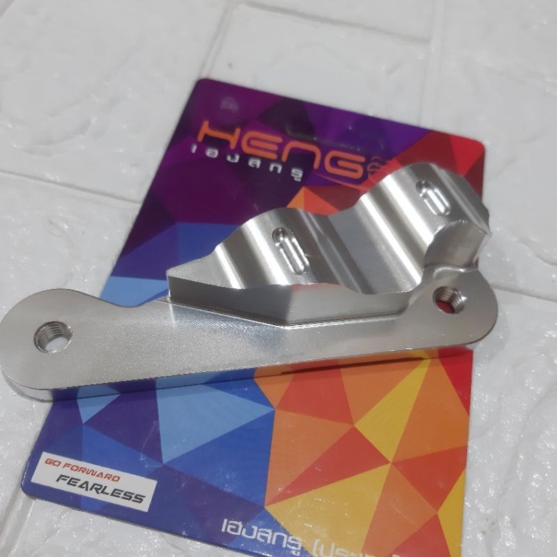 COD TERMURAH BREKET KALIPER MONOBLOK 4 PISTON BOTTOM SHOCK KIRI BEAT VARIO SCOOPY UNTUK DISC 220MM B