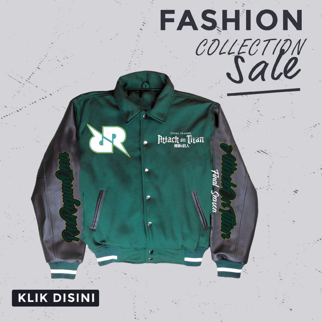 JAKET VARSITY REX REGUM QEON ESPORT ONIC ALTER EGO EVOS BIGETRON ECHO AP BREN S M L XL XXL XXXL XXXX