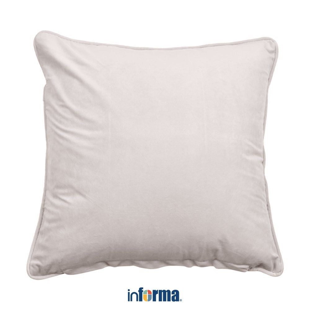 Informa Sarung Bantal Sofa 45X45 cm Velvet Smokey - Abu-Abu Cushion Cover Aesthetic Pelindung Bantal