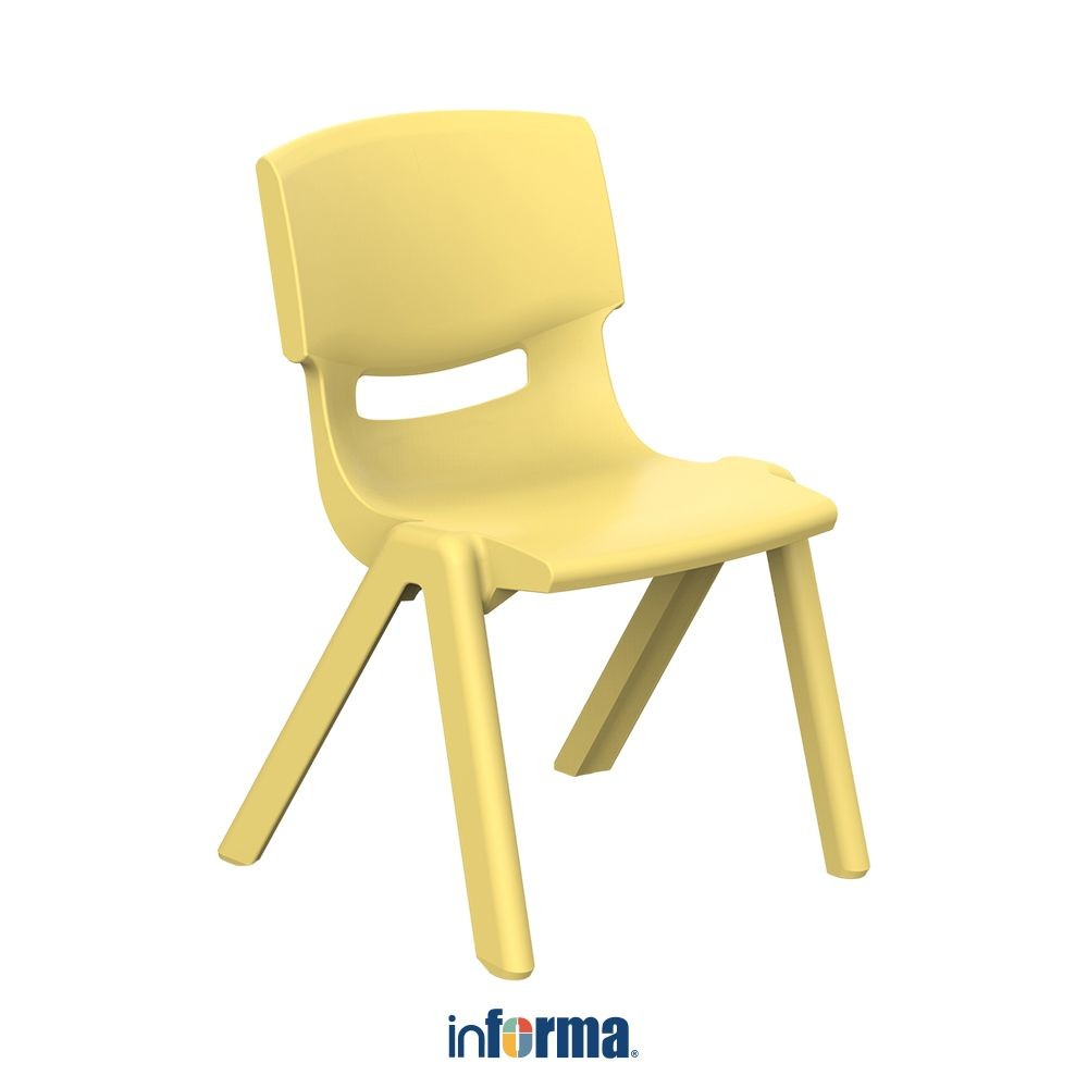 Informa Yaris Kursi Anak - Kuning Muda Tempat Duduk Anak Kids Chair Bangku Sandaran Bangku Plastik B
