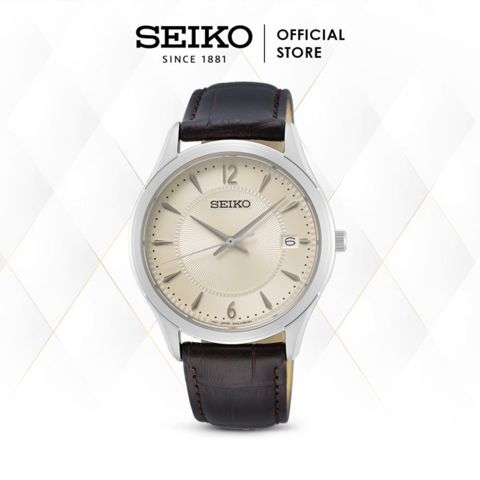 "Q.LnS" - TERLARIS Jam Tangan Pria Seiko SUR421P1 SUR421 Original