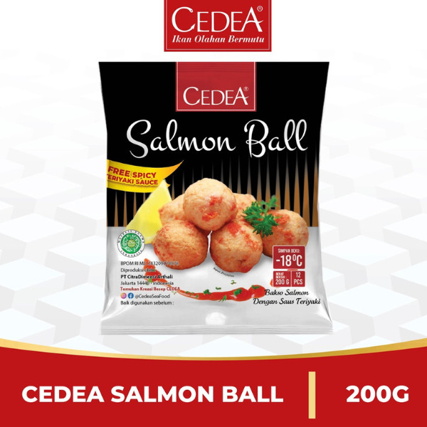 

CEDEA Salmon Ball Olahan Ikan Salmon With Spicy Teriyaki Sauce 200g