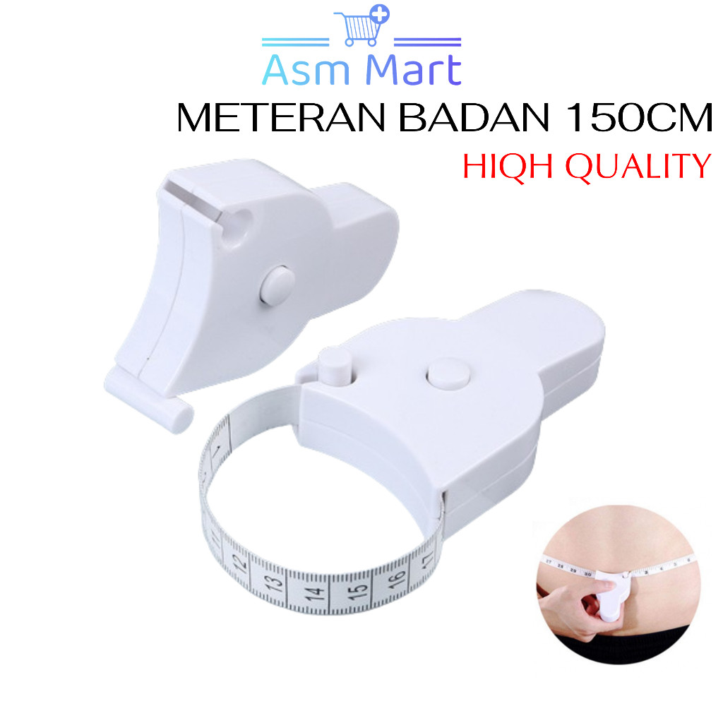 ASM - METERAN BADAN GULUNG 150CM / METERAN BADAN OTOMATIS / ALAT UKUR BADAN / METERAN BADAN KAIN OTO