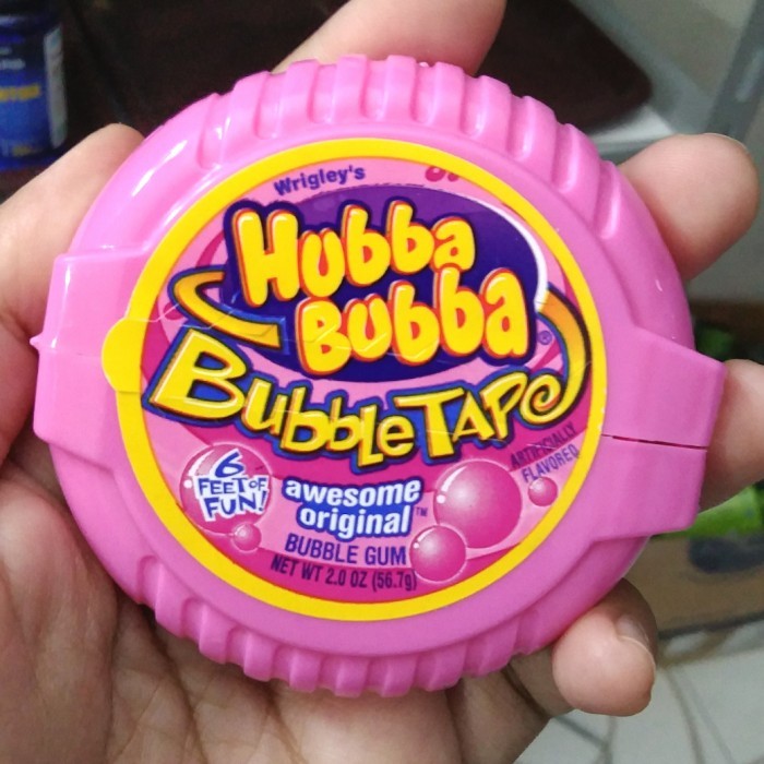 

Hubba Bubba Bubble Tape 56,7gr Bubble gum permen karet - ORI TEG
