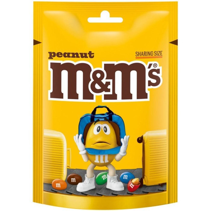 

M&M's Peanut Chocolate Pouch isi 200gram asal Eropa