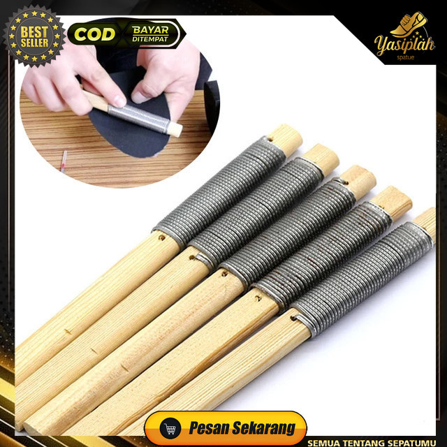 sikat kawat penggosok karet sol sepatu karet lembaran  repair sepatu