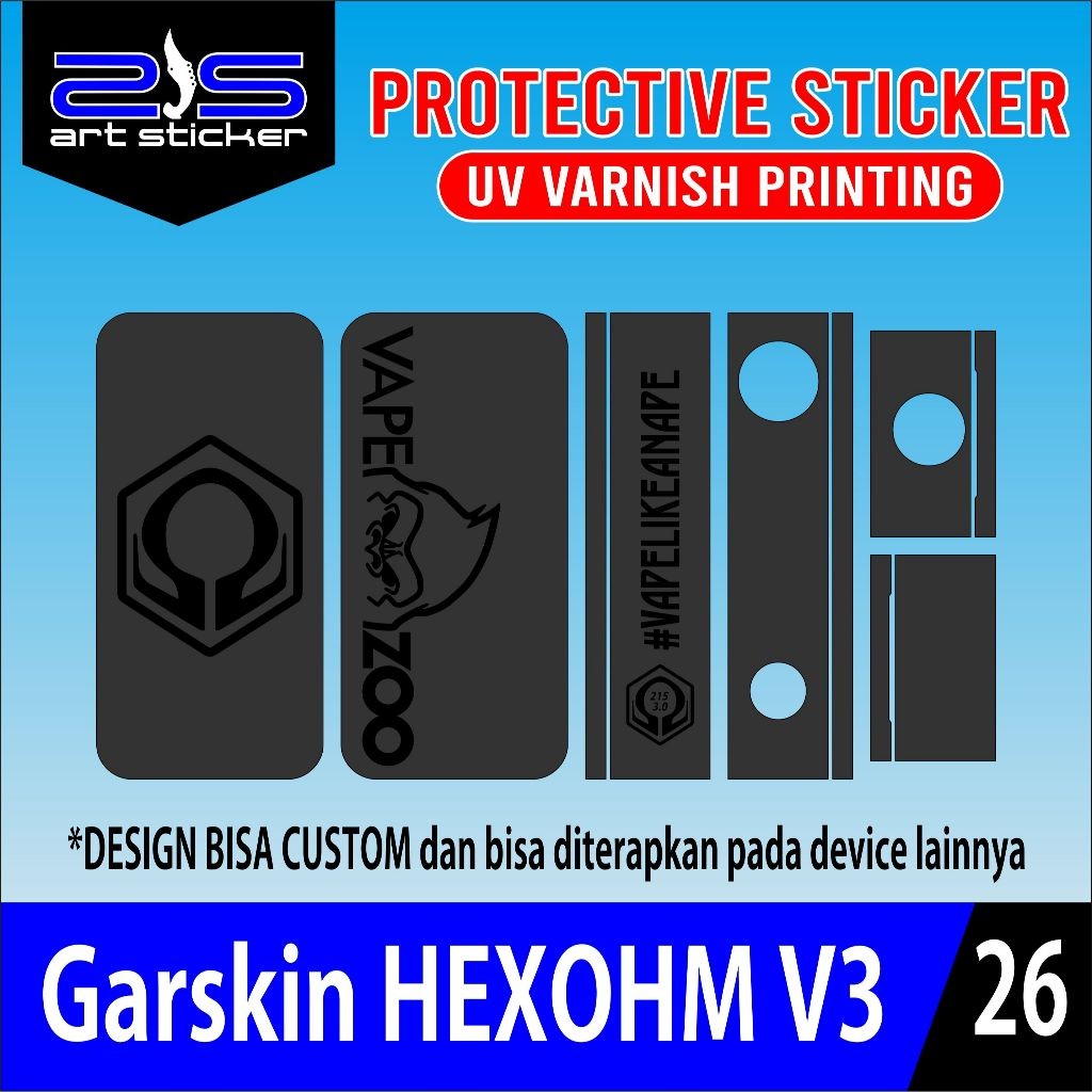 

PROMO stiker UV Varnish Printing HeksomV3 Dakrzu