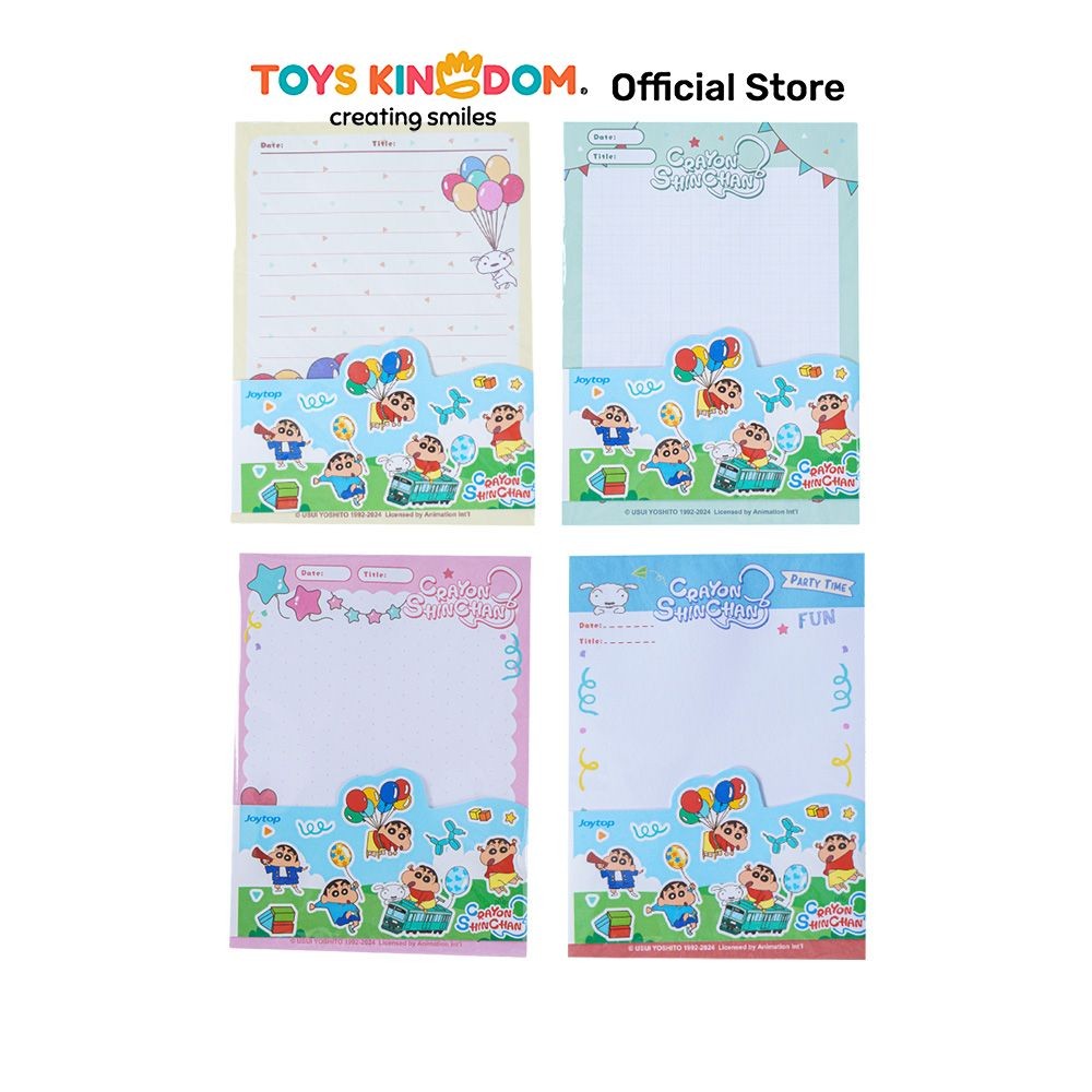 

Toys Kingdom Joytop Notepad Shinchan Happy Day A6 Random Kertas Memo Catatan Pengingat Perlengkapan Alat Tulis Reminder Notes Kertas Loose Leaf