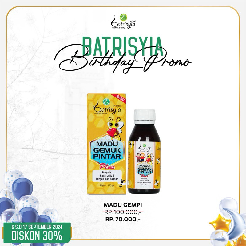 

Batrisyia Madu Gempi | Madu Untuk Anak 175gr