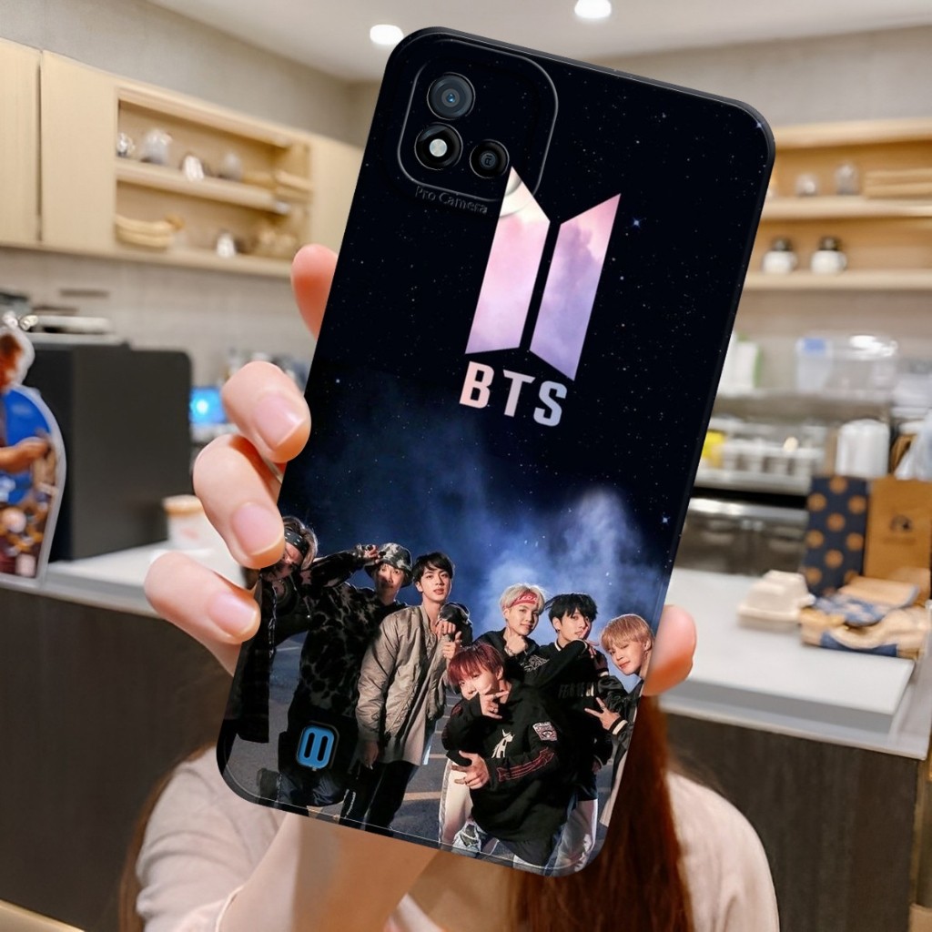 (01) REALME C11 2021 - C20 - NARZO 50i Procamera Case bts (type lain via chat)