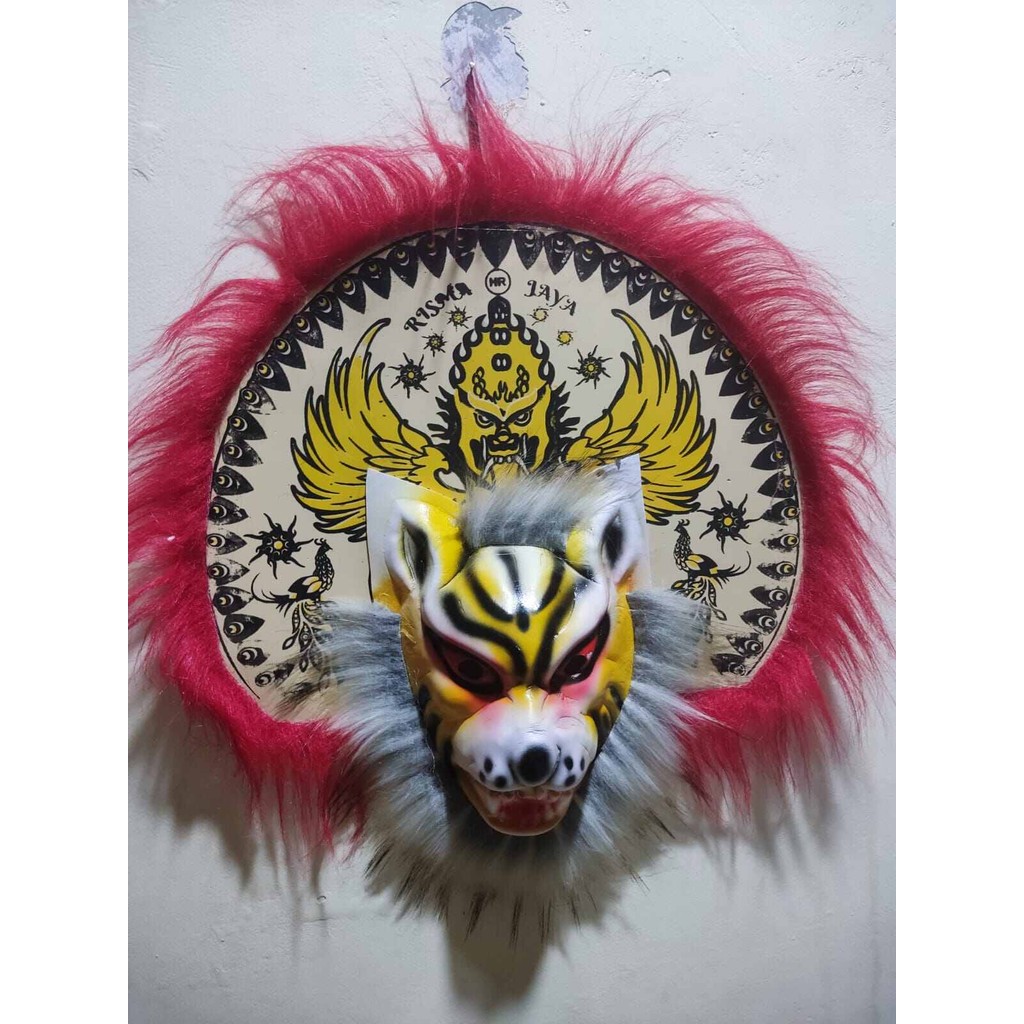 mainan anak topeng barongan srgiala macan