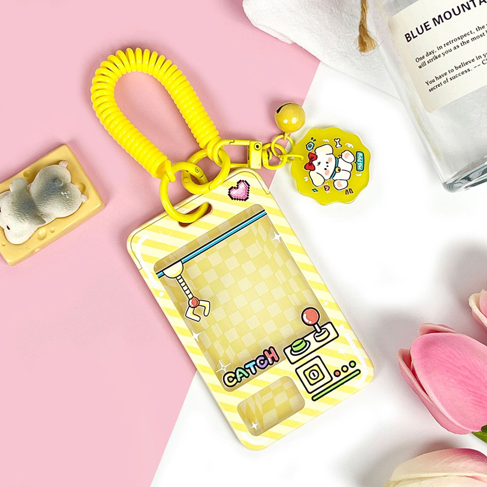 

Card Holder Classic Protective Case Pendant Keychain Cute Photocard Holder Photo Display Holder Bus Card Case Fresh Card Holder