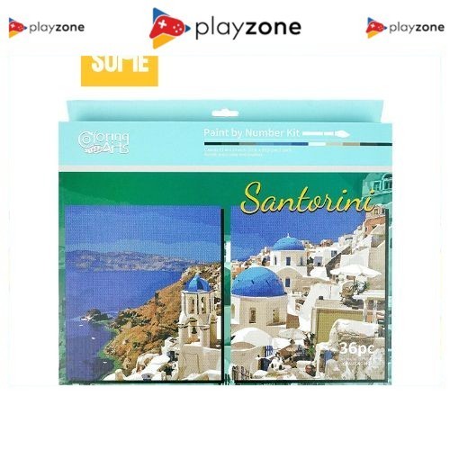 

Langer·Paint By Numbers · 2PK Version ·Santorini/Colmar/art/painting/landscape painting