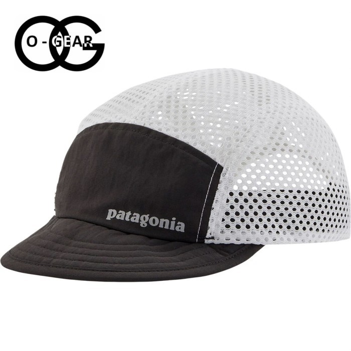 Patagonia duckbill cap original running trail run trekking hiking casual - Hitam
