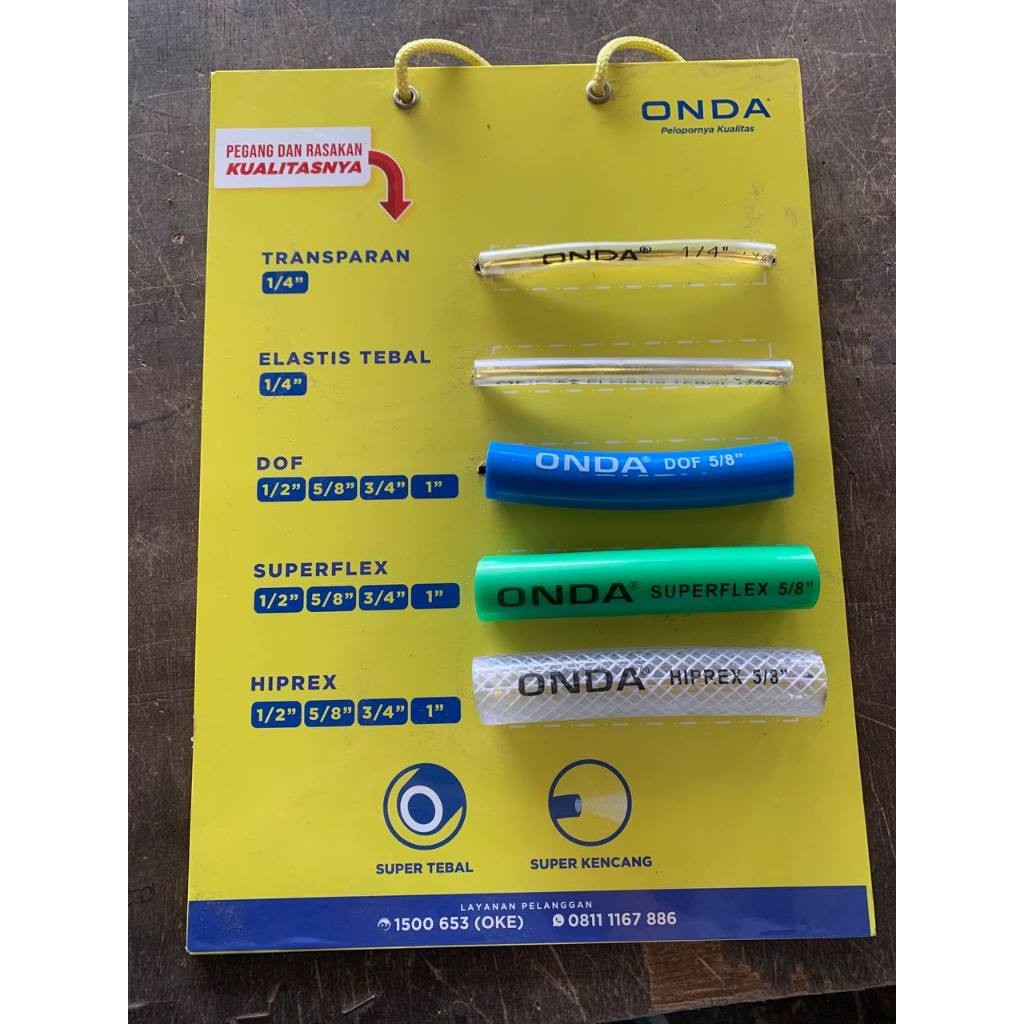 Selang Superflex Hijau ONDA 1" Inch/Selang Air ONDA 1" Harga METER