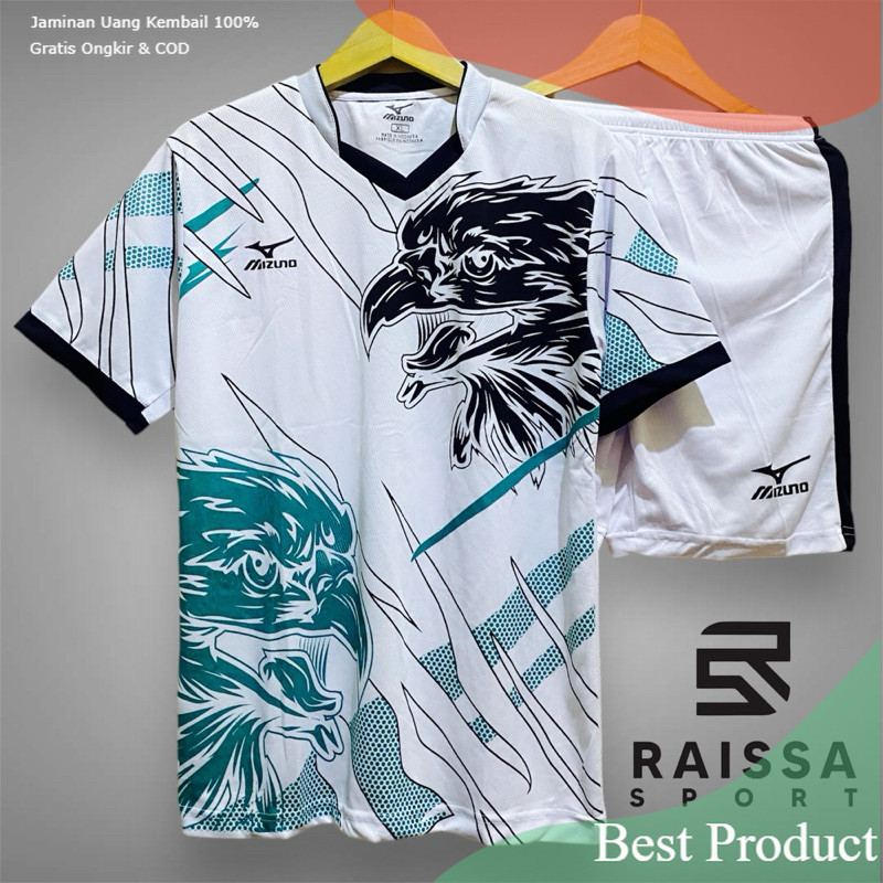 JERSEY FUTSAL JERSEY BOLA JERSEY BADMINTON JERSEY VOLI SETELAN DEWASA/ HITAM PUTIH KUNING