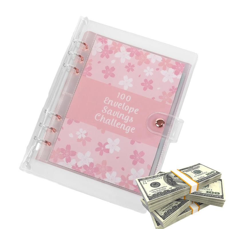 

Money Saving Challenge Book Cherry Blossoms 100 Envelopes Money Saving Money Challenge Budget Binde With Cash Envelopes Budget