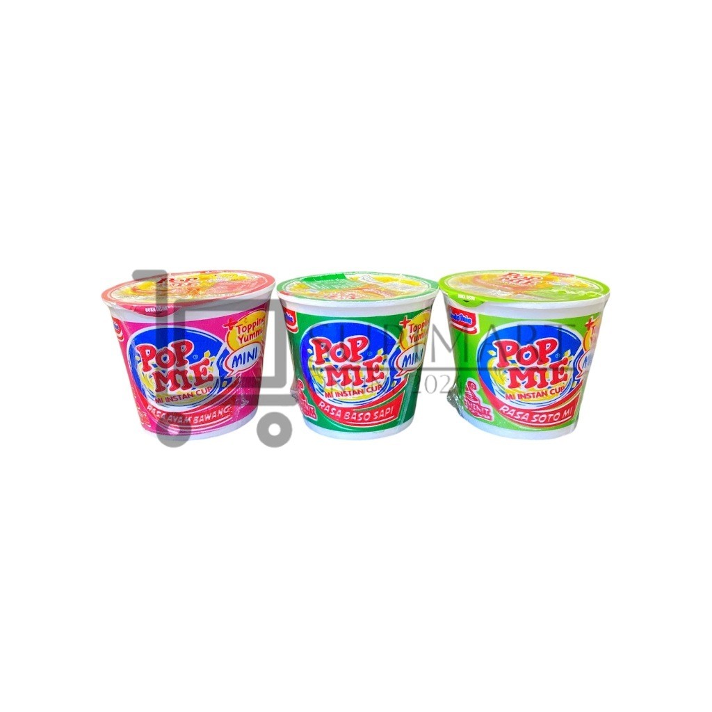 Pop Mie Instant Cup Mini / Pop Mie Cup Kuah / Pop Mie Cup Goreng