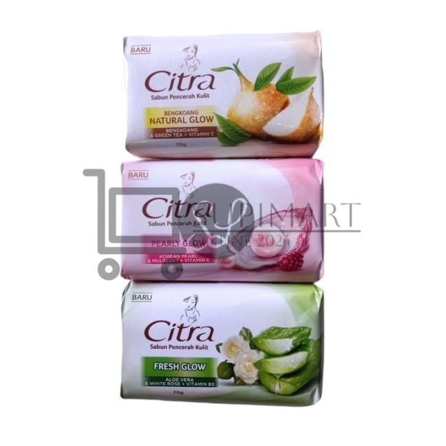 Citra Sabun Mandi Batang 70gr / Sabun Mandi Citra Pencerah Kulit