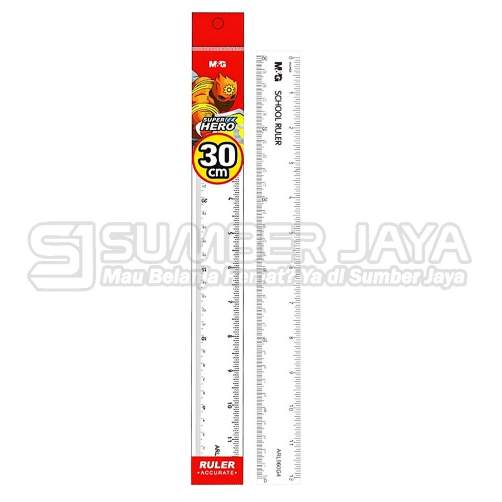 

M&G Penggaris Ruller ARL960G4/ARL960H8/ARLN0484 Penggaris Plastik/Aluminium