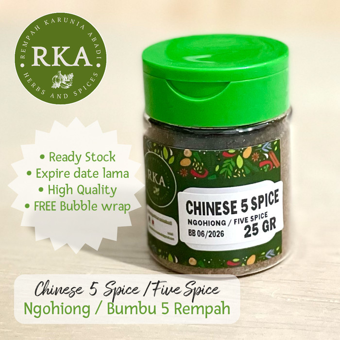 

Bumbu Ngohiong Ngo Hiong 25 gr / Chinese Five Spice 25 gr / Chinese 5 Spice 25gr