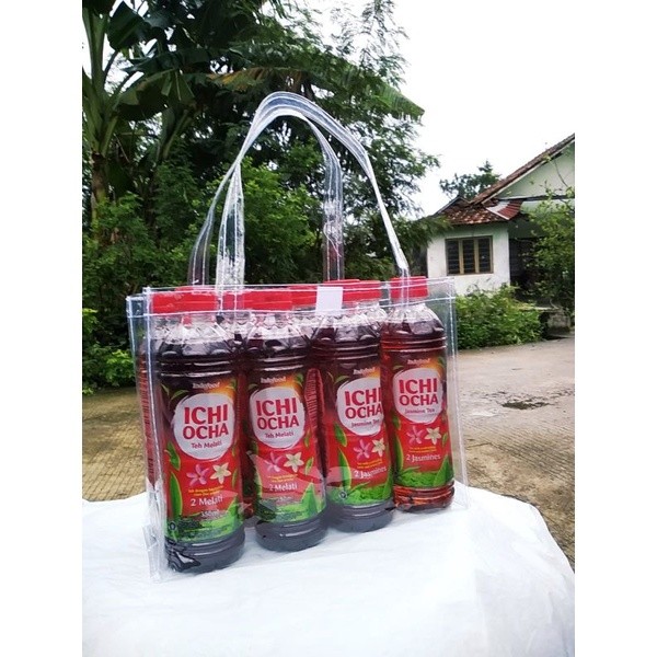 

Tas Kemasan Botol Bening Transparan READY STOK 25x10x20 (S Jumbo)