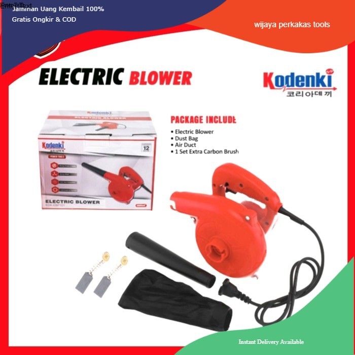Hand blower blower tangan kodenki blower keong alat tiup hisap angin