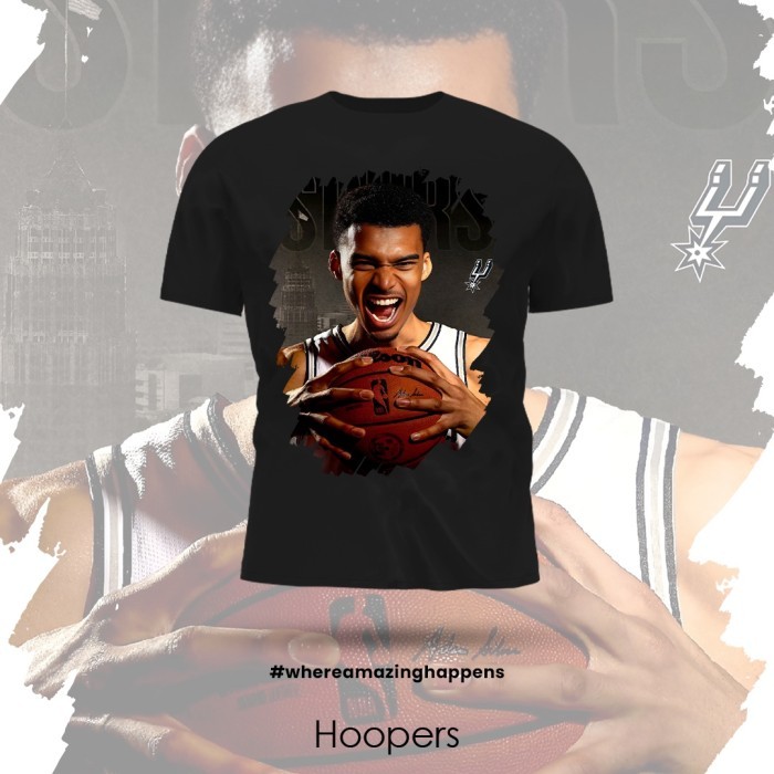 Kaos NBA Victor Wembanyama Profile T-Shirt 05