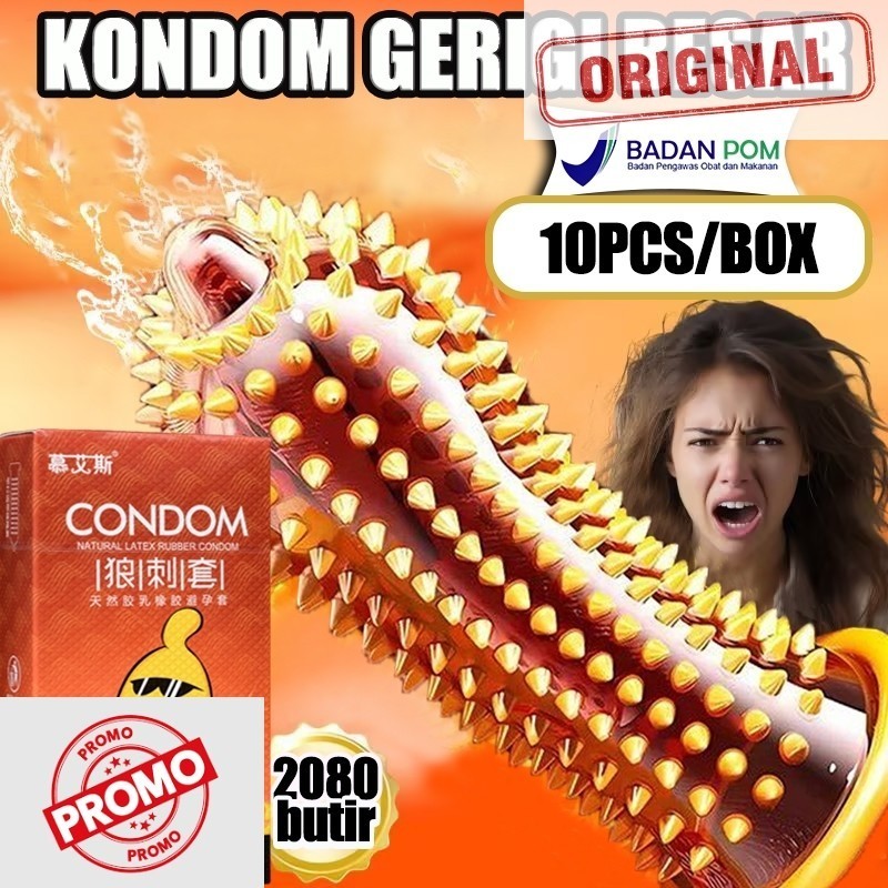 Produk Limited Edition Terlaris Kondom bergrigi Kondom sutra bergerigi Kondom grigi Alat kontrasepsi