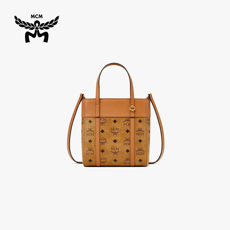 [Limited Time Discount] MCM TONI Mini Handbag Crossbody Bag Basket Tote Bag Women's Bag