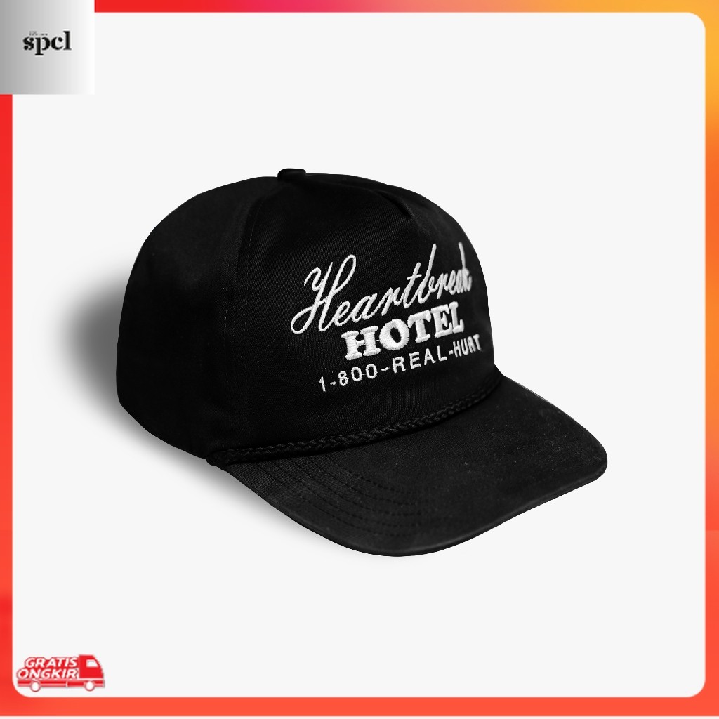 Kekinian / Exhale Apparel Caps Topi Heartbreak Black