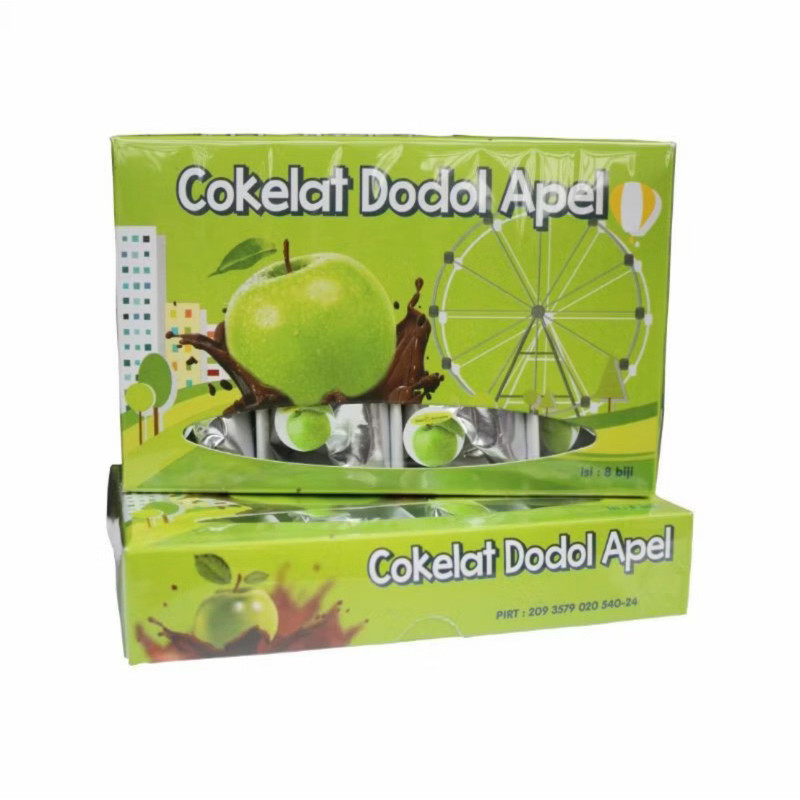 

COKELAT DODOL APEL & STRAWBERRY ISI 8PCS OLEH OLEH KHAS BATU MALANG