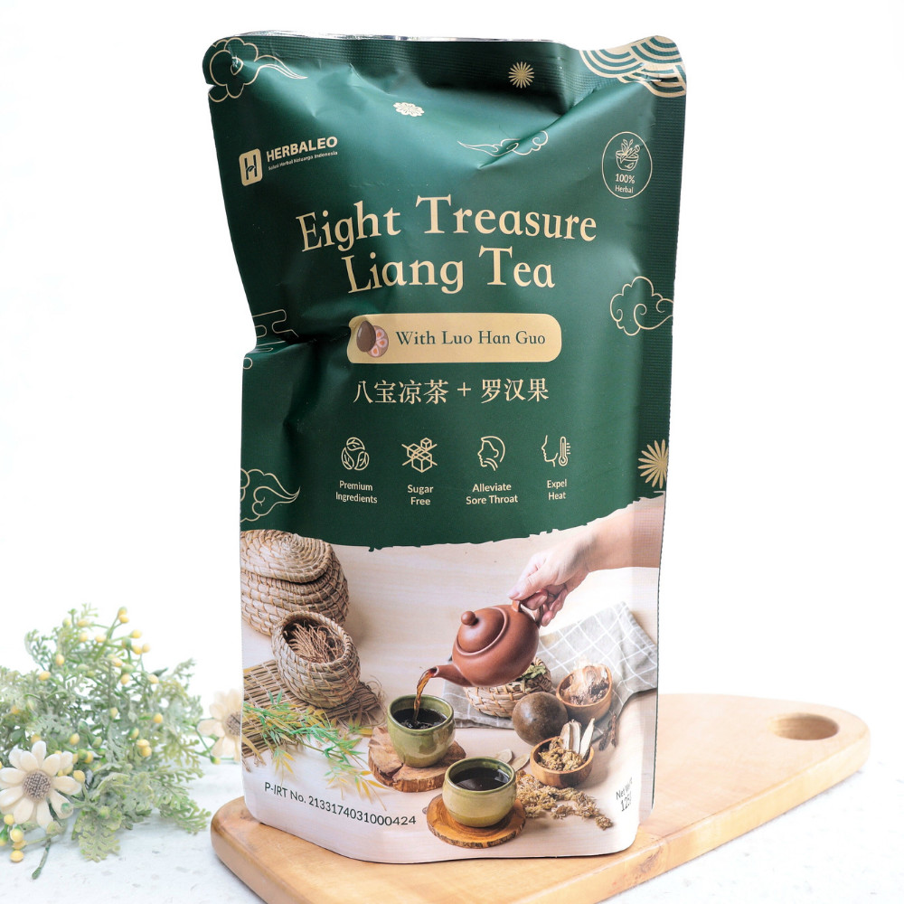 

100G EIGHT TREASURE LIANG TEA WITH LUO HAN GUO - HERBALEO